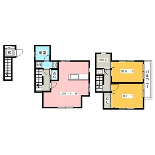 Fuji文京【2階】の間取り