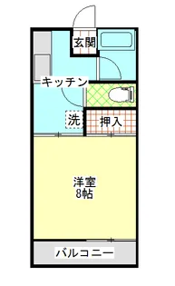 尾形ハイツ【1階】の間取り