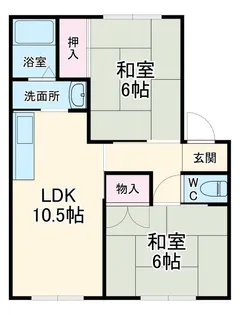 メゾンプレーリーB【1階】の間取り