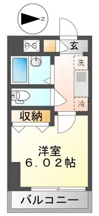 びおら女子学生寮【2階】の間取り