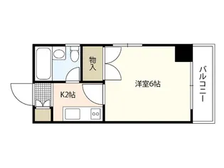 リーベイースト7【2階】の間取り