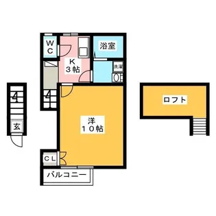 Belle Maison【2階】の間取り
