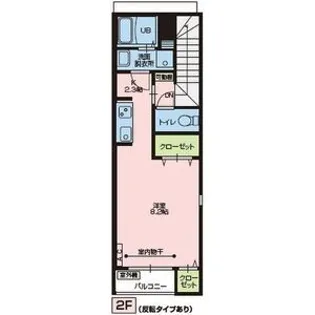 Tigre Casa(ティグレカーサ)【2階】の間取り