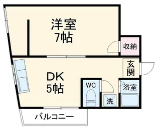 べるべーる高石神【2階】の間取り