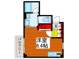 フロ-ラルミユキ【2階】の間取り