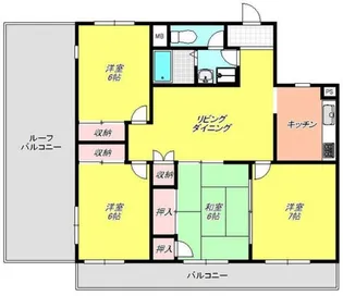 神奈川県川崎市宮前区小台2【マンション】の間取り