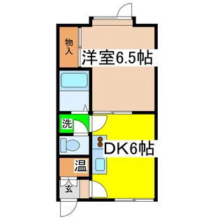 ニューシティ芦野【2階】の間取り