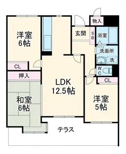 M.Sアネックス鷺沼【1階】の間取り
