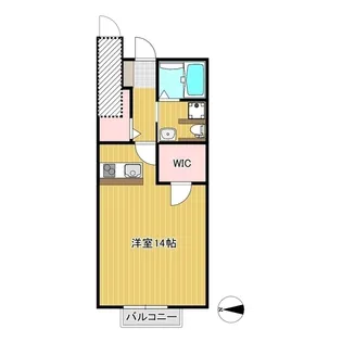 ルバンヴェール川崎B【1階】の間取り