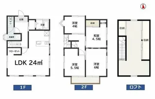 千葉県船橋市新高根2【一戸建】の間取り