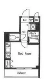 セントパレス方南町【4階】の間取り