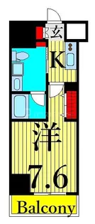 コンフォリア上野入谷【3階】の間取り
