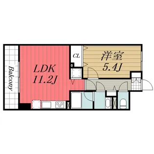 千葉県千葉市中央区本千葉町【マンション】の間取り