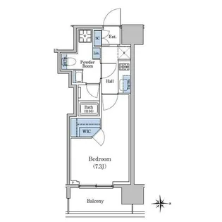 スタイリオ新丸子駅前【9階】の間取り