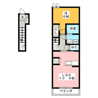 フロレシア【2階】の間取り
