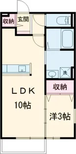 ルコネッサンス・メルシーD【1階】の間取り