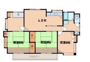 神奈川県横浜市旭区白根2【一戸建】の間取り