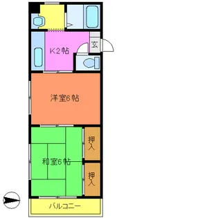 東京都墨田区業平2【マンション】の間取り