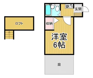 サンパレス21南武庫之荘【1階】の間取り