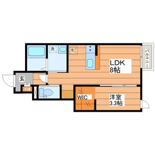 ETON KOMEGAFUKURO【1階】の間取り