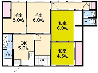 広島県広島市西区己斐西町【一戸建】の間取り