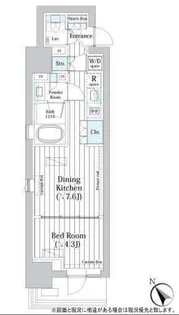 東京都中央区築地3【マンション】の間取り