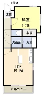 エトワール プレイン【2階】の間取り