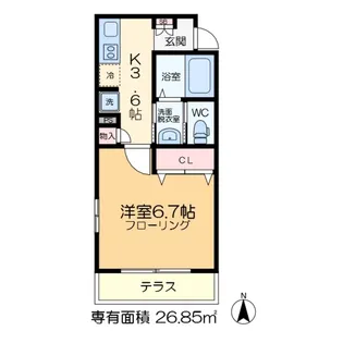 MaisonM【1階】の間取り