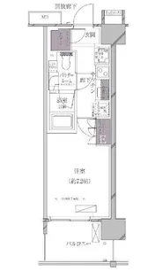 A-standard芝浦【1階】の間取り