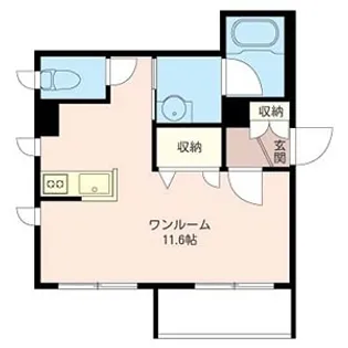 セルディーナ南大井【1階】の間取り