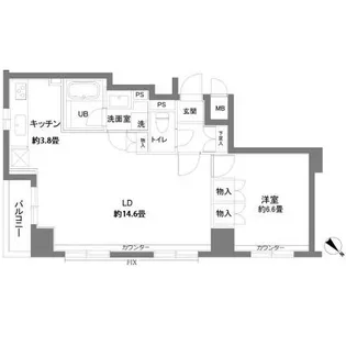 東京都千代田区神田小川町3【マンション】の間取り