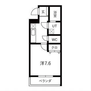 ヴィガラス大手町【2階】の間取り