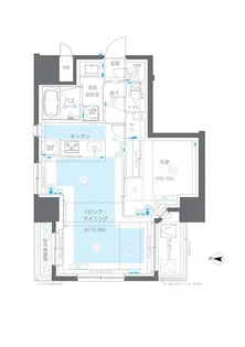 ZOOM錦糸町Parkside【2階】の間取り