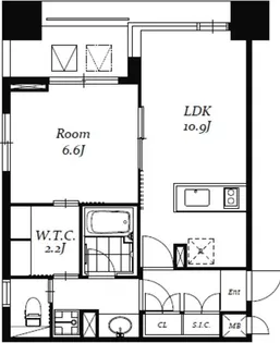 東京都中央区日本橋馬喰町2【マンション】の間取り