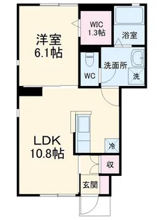 フィカーサ セレッソ【1階】の間取り