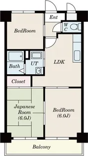 サン花塚【3階】の間取り