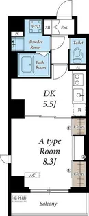 リブリ・神楽坂【5階】の間取り