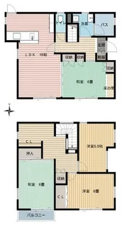 熊本県熊本市東区下江津2【一戸建】の間取り