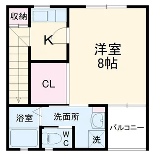 メープル【2階】の間取り