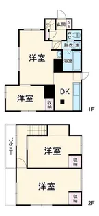山梨県甲府市和田町【一戸建】の間取り