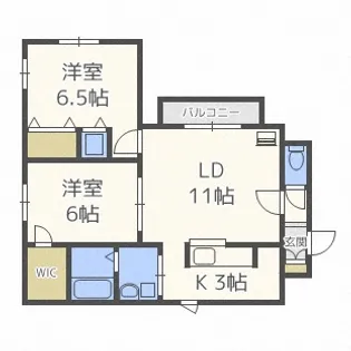 北海道札幌市中央区南六条西24【マンション】の間取り