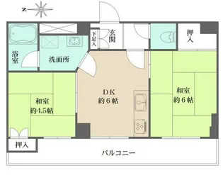 ラヴィーナ門前仲町【6階】の間取り
