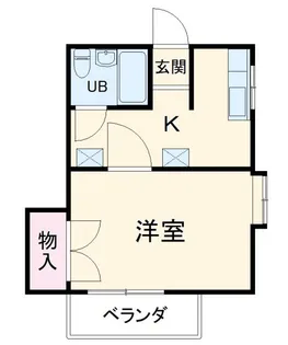 新美アパート【2階】の間取り