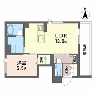 【新築】シャーメゾン刈谷【1階】の間取り