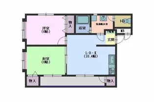 サンリア B【3階】の間取り