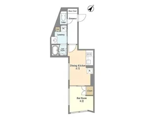 東京都目黒区八雲2【マンション】の間取り