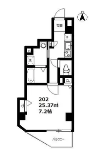 DeLCCS池袋本町【7階】の間取り