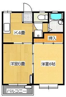 STハイツ北上【1階】の間取り