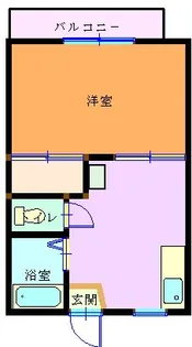 神奈川県大和市下和田【アパート】の間取り