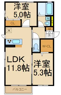 Atre【1階】の間取り